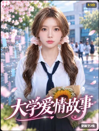 《大学爱情故事》原著线竖版海报